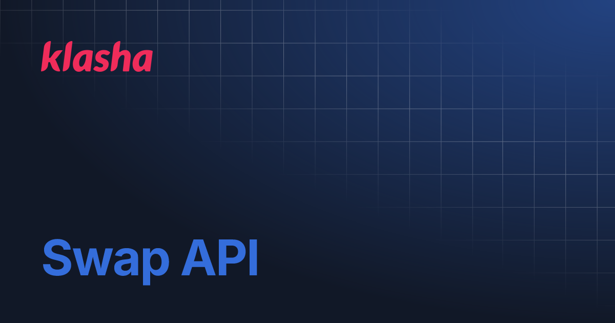 Swap API | API Documentation